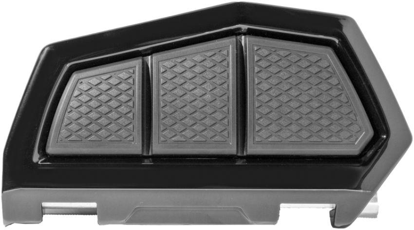 Kuryakyn 10026-2 Enygma Passenger Boards - Goss  Black