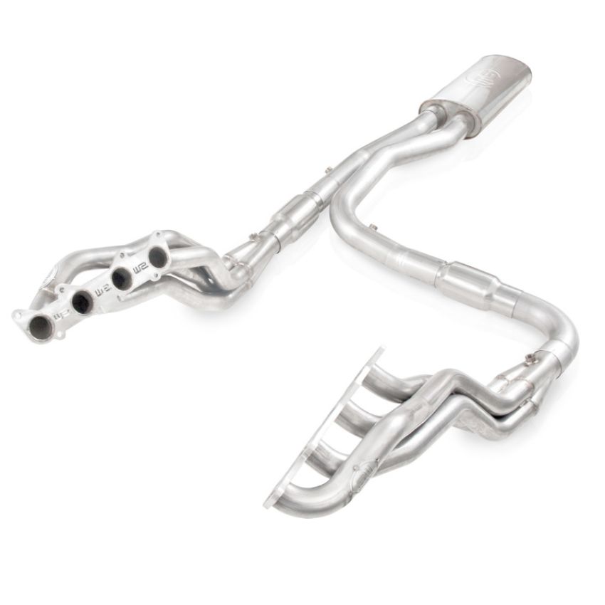 Stainless Works FT11HCAT 2011-14 F-150 5.0L 1-7/8in Primaries 3in High-Flow Cats X-Pipe