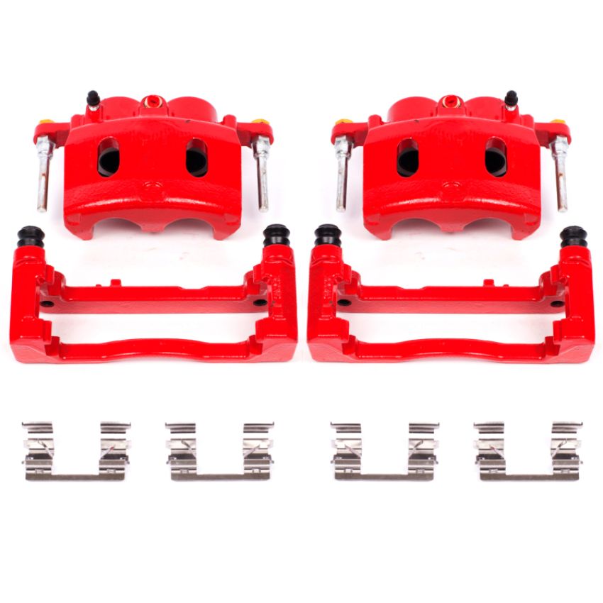 PowerStop S4918A Red Powder Coated Calipers