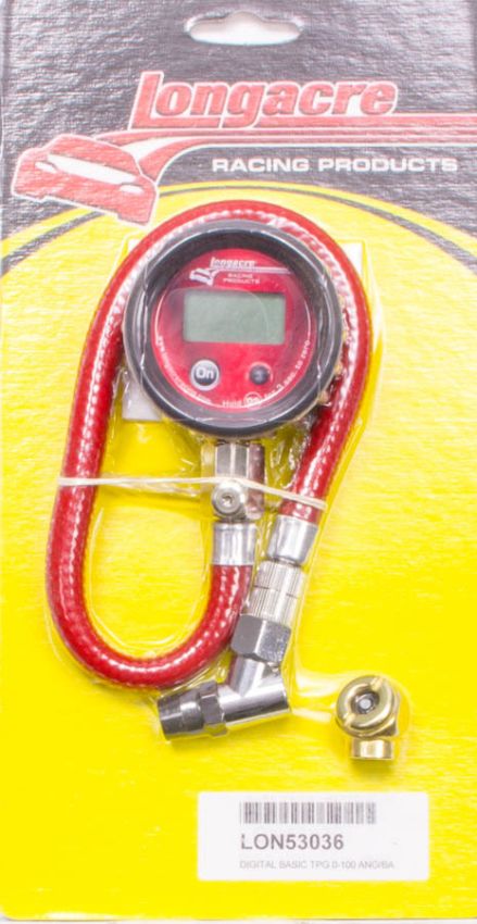 LONGACRE LON52-53036 Tire Gauge Digital 0-100 PSI Basic