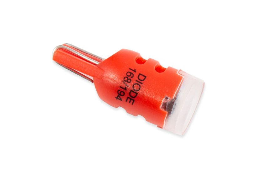 Diode Dynamics DD0023S 194 LED Bulb HP3 LED - Red (Single)