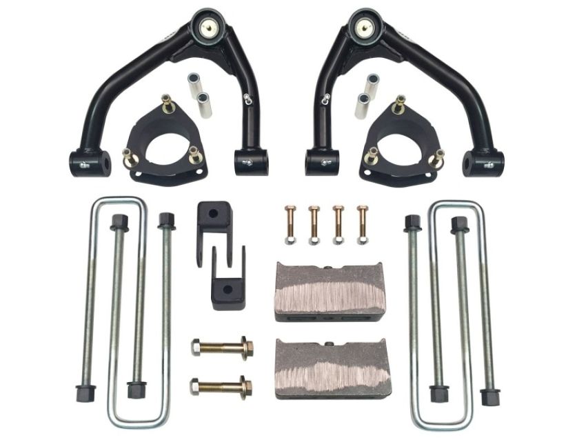 Tuff Country 14157 07-18 Silverado 1500 2wd 4in Lift Kit (Alum/Stmpd 2 Pc Stl Up Cntrl Arm No Shocks)