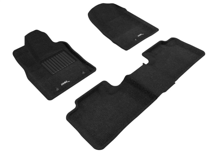 3D MAXpider L1DG01304709 12-23 Dodge Durango 5-Seat Elegant Black R1 R2 (2 Posts On Front Passenger Floor)