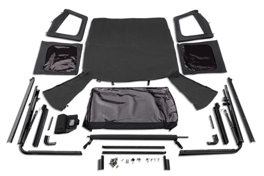 Rugged Ridge 13781.15 Complete Soft Top w/Black Frame 76-95 Jeep Wrangler CJ/YJ