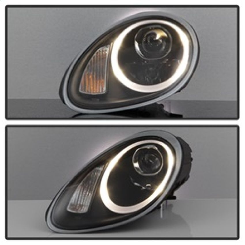 SPYDER 5083210 Projector Headlights - DRL LED - Black
