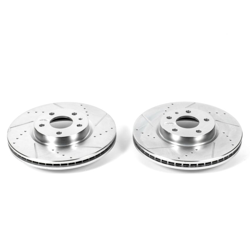 PowerStop AR85150XPR PowerStop Evolution Performance Drilled, Slotted & Plated Brake Rotor Pair