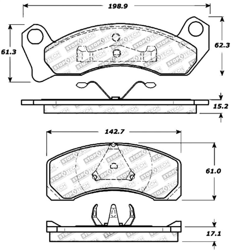 Stoptech 309.04310 Performance Brake Pads