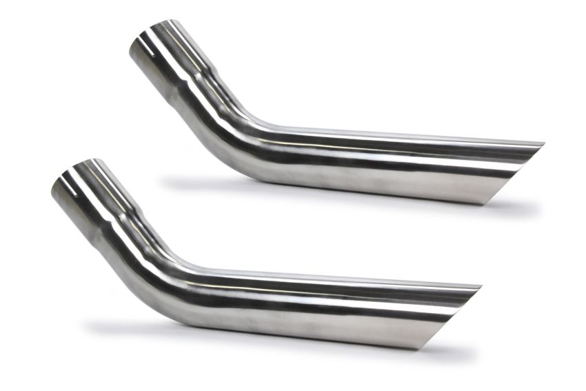 PYPES PERFORMANCE EXHAUST PYPEVT58 Exhaust Tips Slip Fit 2.5in Pair (Long)