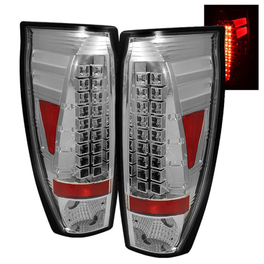 SPYDER 5001078 LED Tail Lights - Chrome