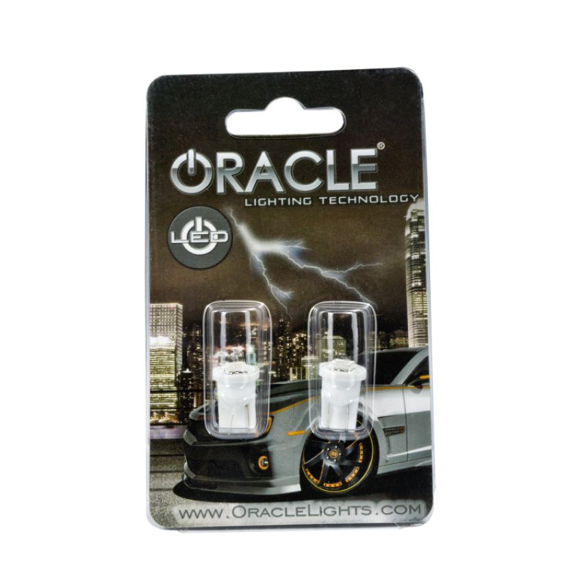 Oracle Lighting 4806-002 T10 1 LED 3-Chip SMD Bulbs, Blue, Pair