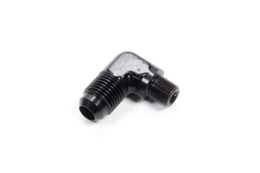 AEROQUIP AERFCM5033 90 Deg Alum #6 Flare 1/8 in Black
