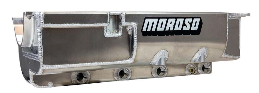 Moroso 21582 BBC Mark IV 4 Pickup Dry Sump 7-1/2in Deep Aluminum Oil Pan (w/o Starter Notch)