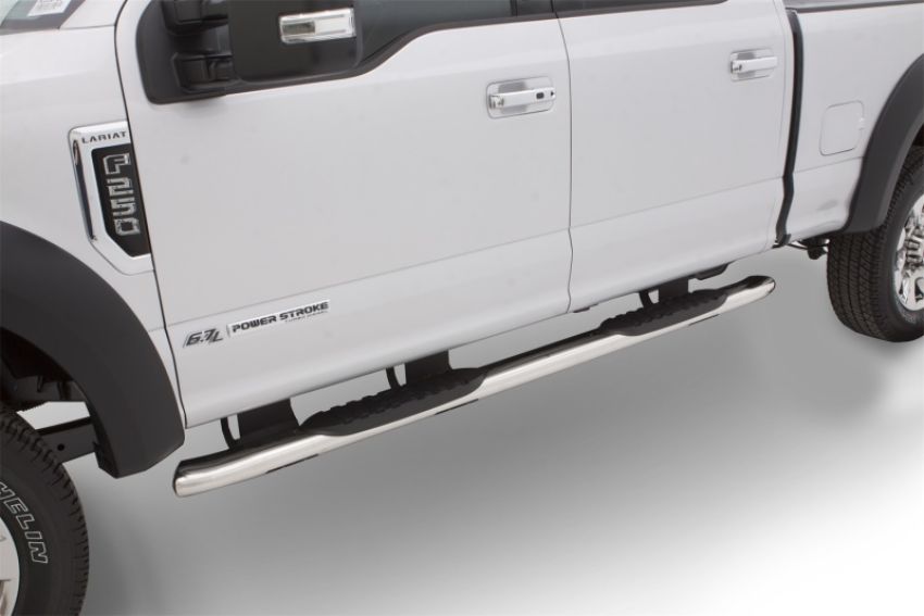 LUND 23789010 2019 Ford Ranger 5in. Oval Curved SS Nerf Bars - Polished