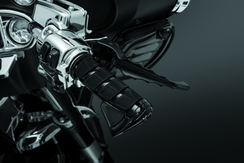 Kuryakyn 6355 Kinetic Throttle Boss Black