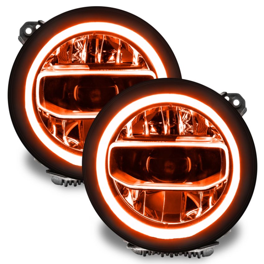 Oracle Lighting 1346-334 Jeep Wrangler JL/Gladiator JT ColorSHIFT RGB+W Headlight DRL Kit - w/No Cont.