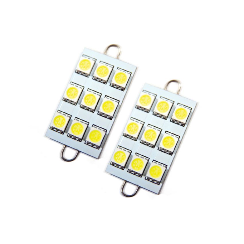 Oracle Lighting 5209-001 44mm 6 LED 3 Chip, Loop Festoon Bulbs, White, Pair