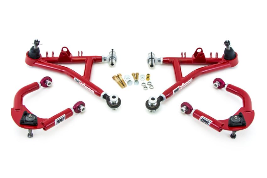 UMI Performance 231716-R 93-02 GM F-Body Front A-arm Kit Adjustable CrMo Drag Race