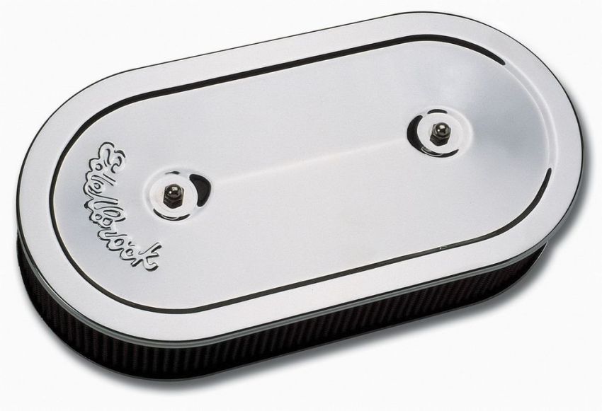 EDELBROCK EDE1235 Oval Air Cleaner for Dual Quads