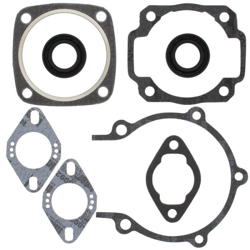 Vertex Pistons 711022 Vertex Gaskets 72-76 Ski-Doo Olympique 300 / 300S Complete Gasket Kit w/ Oil Seals