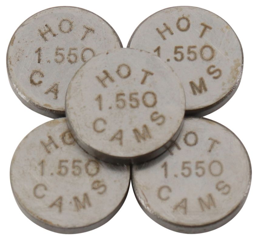 Hot Cams 5PK948155 04-08 400 DVX/02-16 CRF 450 R 1.550mm Shim Kit - 5 Pack
