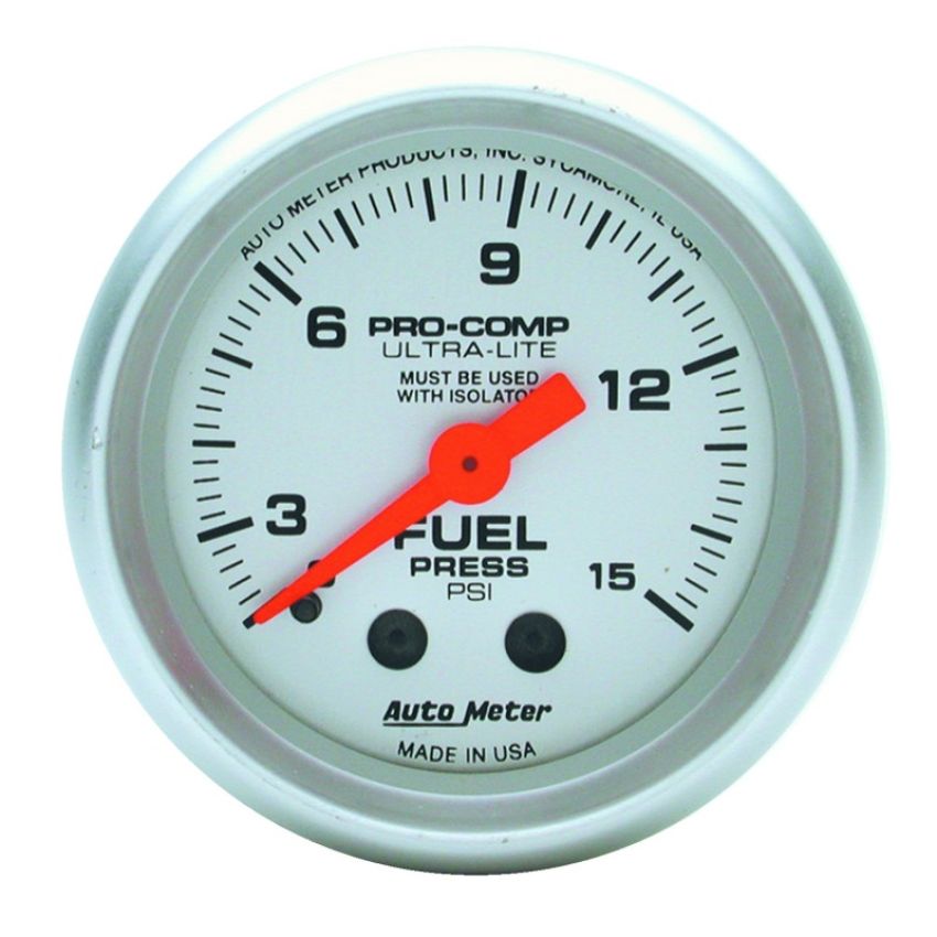 AutoMeter 4311 GAUGE, FUEL PRESSURE, 2 1/16