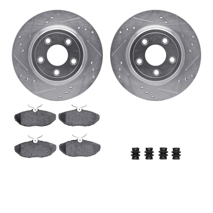 Dynamic Friction 7612-54004 Rotor Kit
