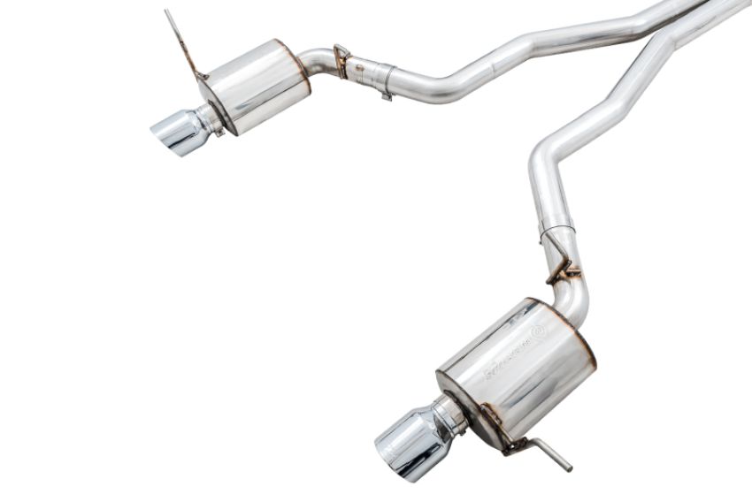 AWE Tuning 3015-32123 2020 Jeep Grand Cherokee SRT Touring Edition Exhaust - Chrome Silver Tips