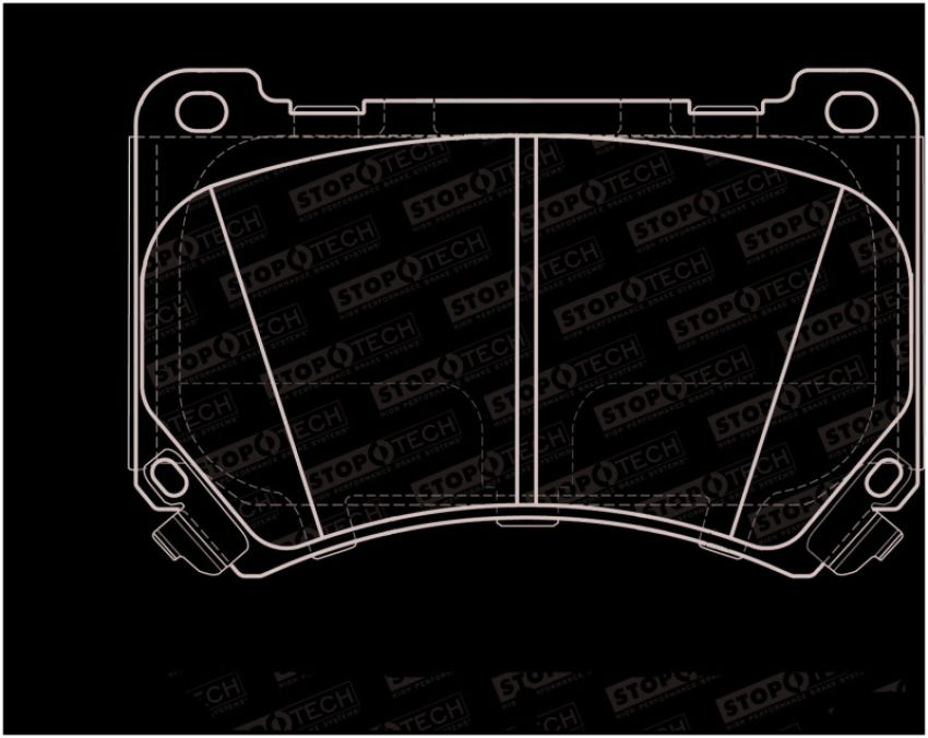 Stoptech 308.13960 Street Brake Pads