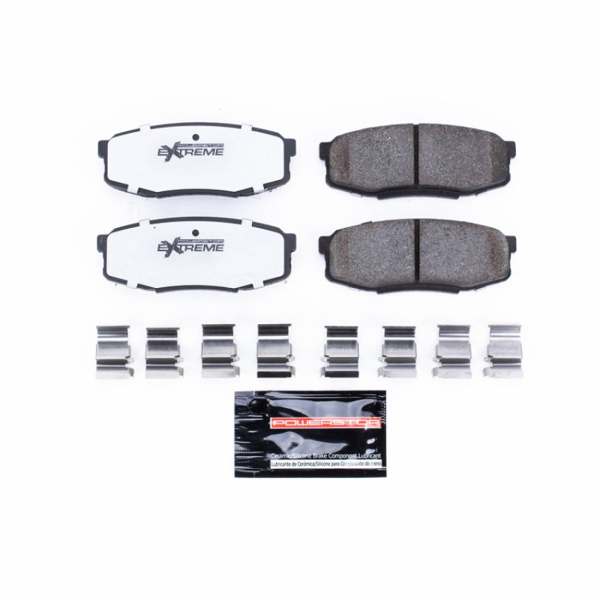 PowerStop Z36-1304 PowerStop - Z36 Truck and SUV Carbon-Fiber Ceramic Brake Pads with Hardware Kit