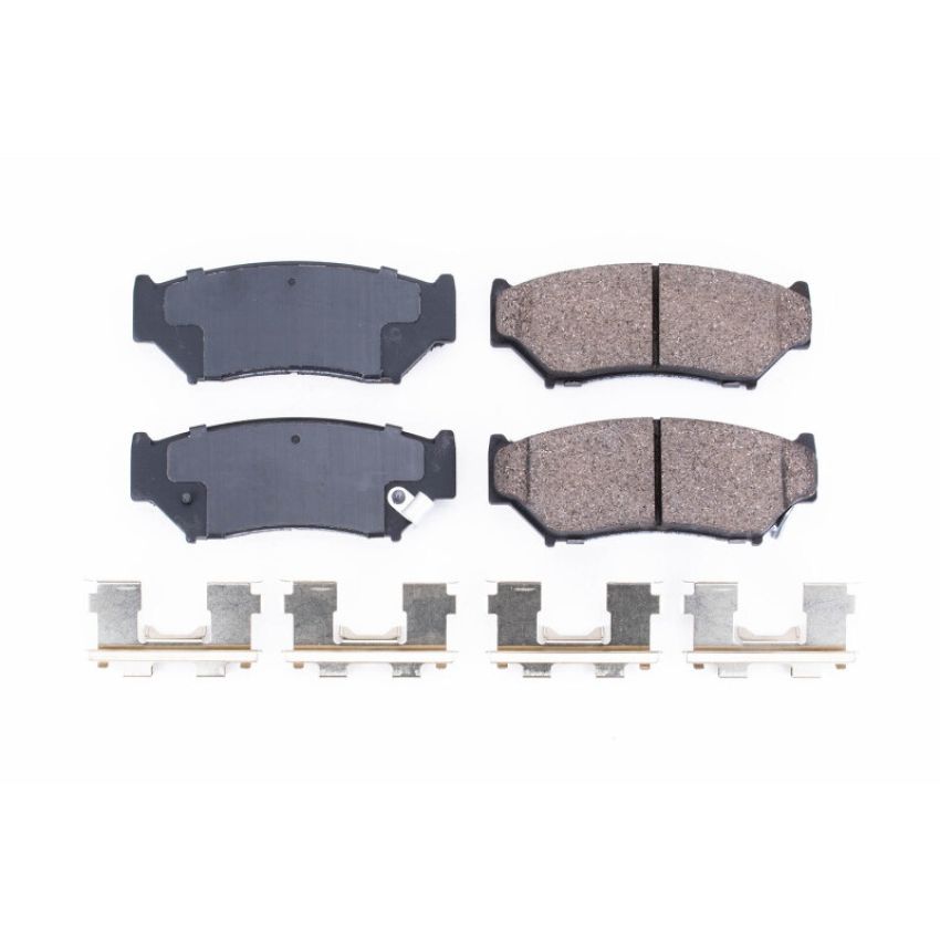 PowerStop 17-556 PowerStop - Z17 Low-Dust Ceramic Brake Pads with Hardware