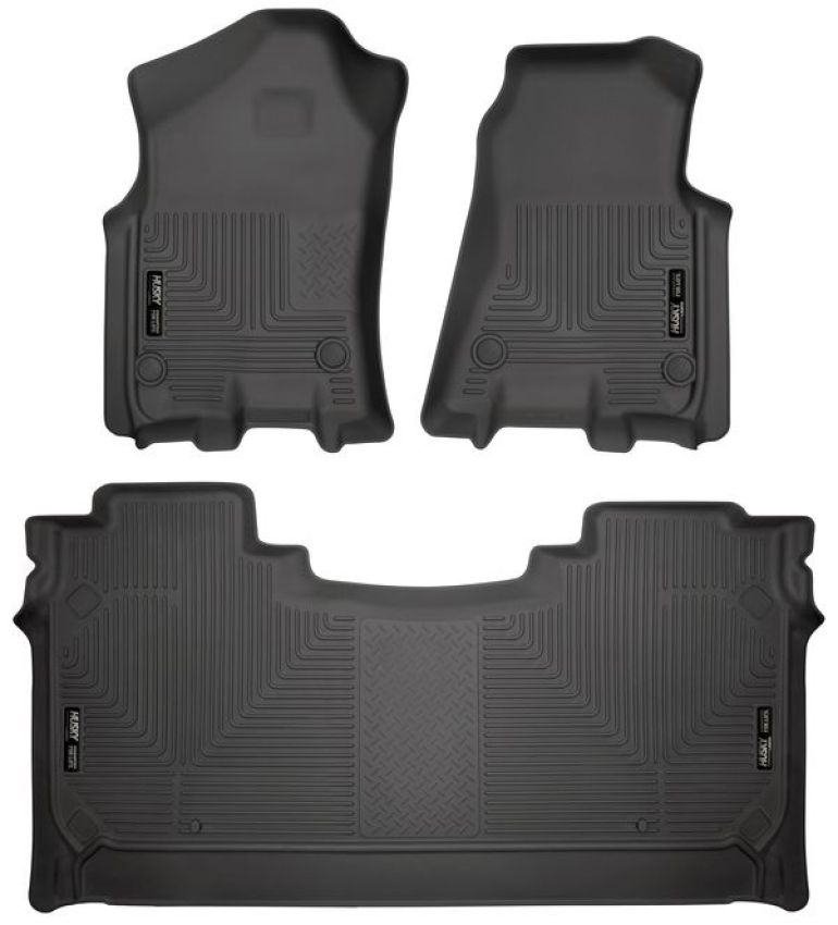 HUSKY LINERS HSK94001 Front & 2nd Seat Floor L iners Weatherbeater