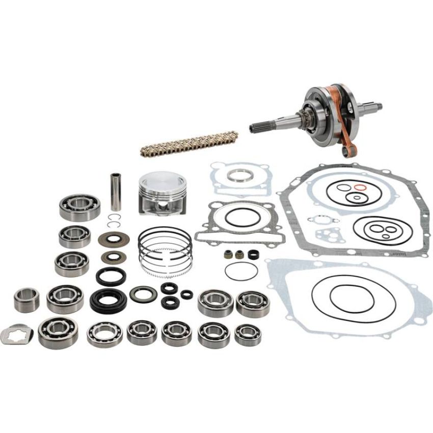 Vertex Pistons WR101-208 04-13 YFM 350 Raptor/87-04 YFM 350 X Warrior Complete Engine Rebuild Kit