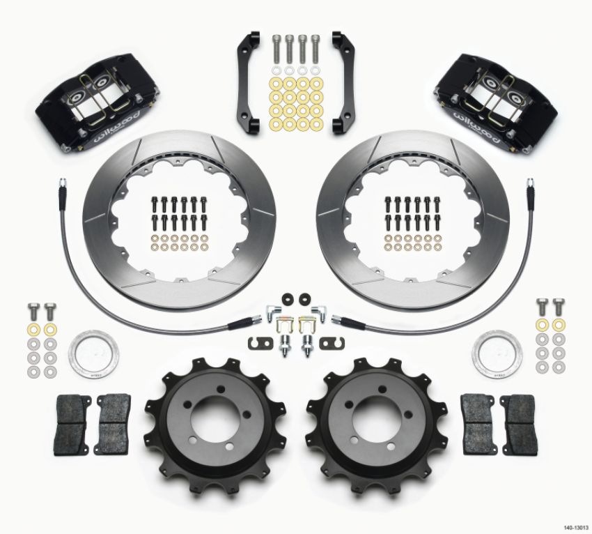 Wilwood 140-13013 Dynapro Radial Rear Kit 12.88in 2006-2007 Subaru WRX w/Lines