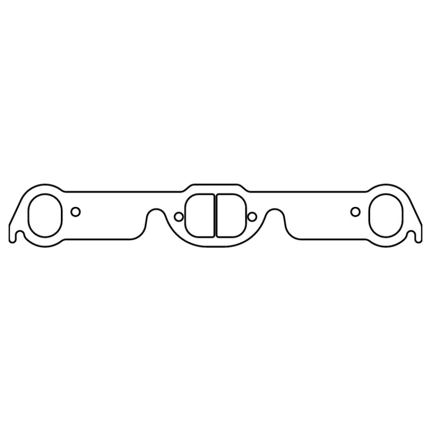 Cometic Gasket C15342C Cometic Pontiac 326-455 CI V8 .043in Copper Exhaust Manifold Gasket Set - 2.000in x 1.550in D-Ports