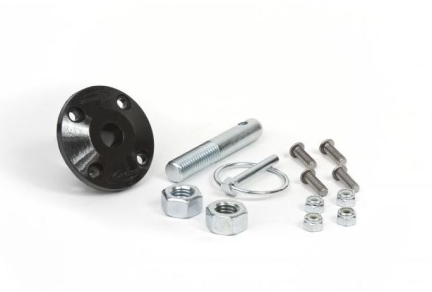 Hood Pin Kit Black Single Pin