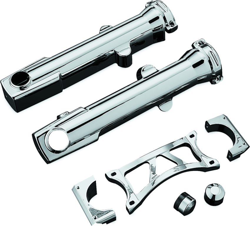 Kuryakyn 7202 Fork Skins For 04-Up XL Chrome
