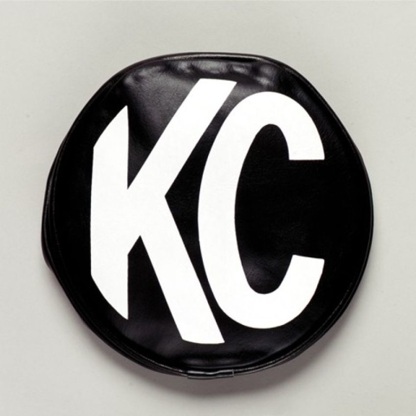 KC HiLiTES 5400 KC Cover 5in Vinyl Black White PR