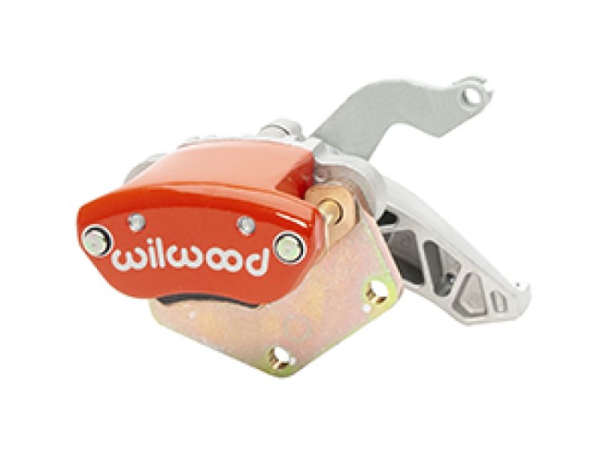 Wilwood 120-15353-RD Caliper-MC4 Mechanical Parking Brake-R/H - Red 2.00 MT 1.19in Piston .81in Disc