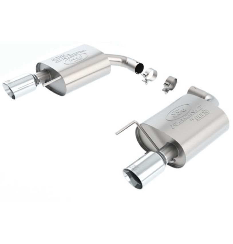 Ford Racing M-5230-M8TC 2015-2017 Mustang GT 5.0L Touring Muffler Kit-Chrome Tips