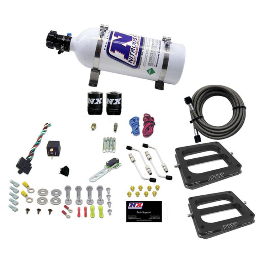 Nitrous Express 50275-05 DUAL DOM/ALC (100-200-300-400-500HP) WITH 5LB BOTTLE