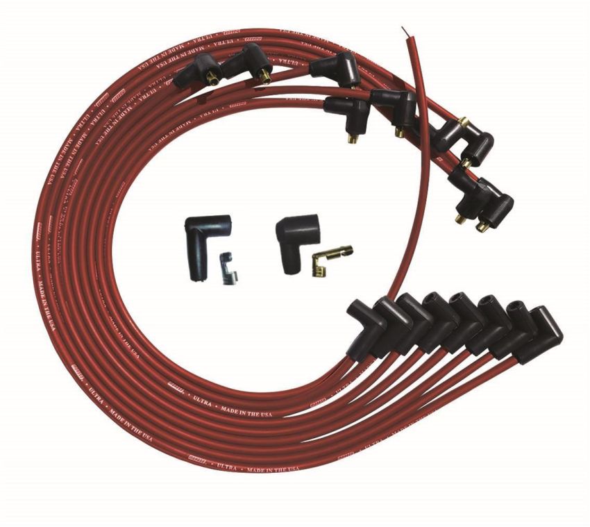 MOROSO MOR52029 Ultra Plug Wire Set SBC Under V/C Red