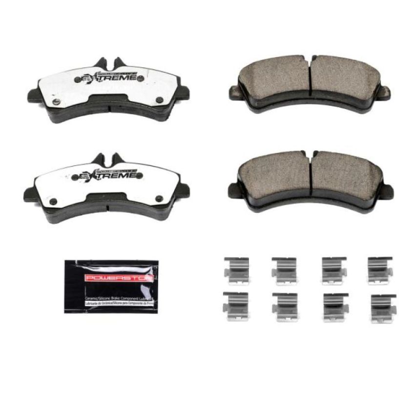 PowerStop Z36-1318 PowerStop - Z36 Truck and SUV Carbon-Fiber Ceramic Brake Pads with Hardware Kit