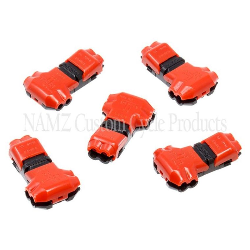 NAMZ NLS-T22 Lightning Splice Kit T-Connection 18-22g 2-Wire to 2-Wire (5 Pack)