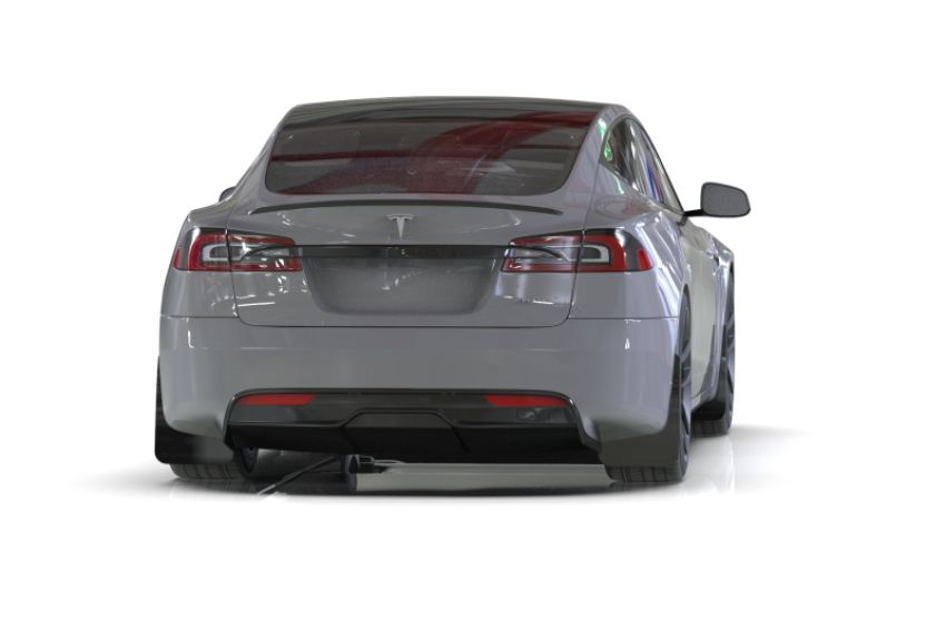 Rally Armor MF101-UR-BLK-MBK Black Mud Flap/Metallic Black Logo