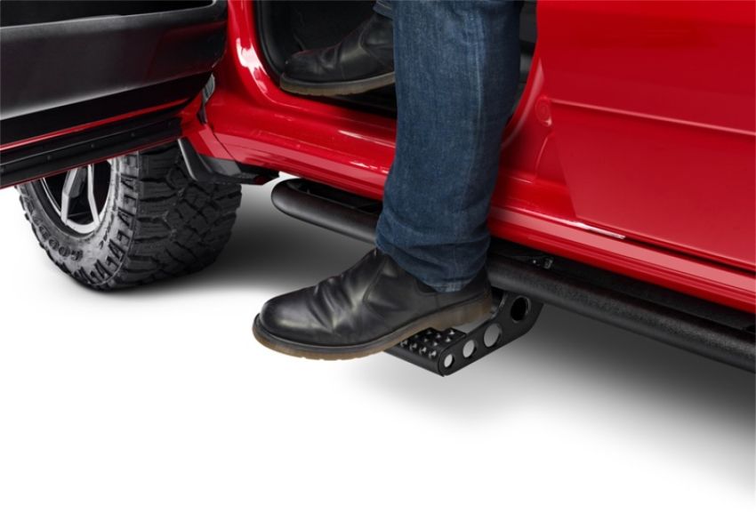 N-Fab D194RKRCCS4 RKR Step System 2019 Dodge Ram 1500 Crew Cab All Beds - Tex. Black - Cab Length - 1.75in