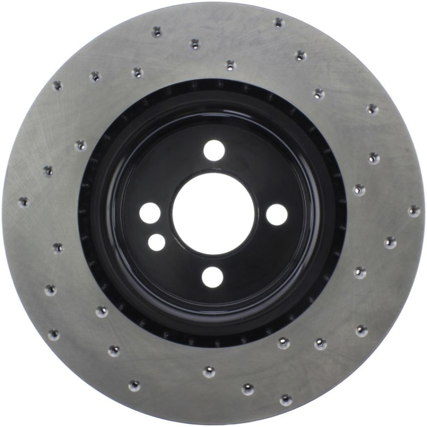 Stoptech 128.34114R Sport Cross Drilled Brake Rotor - Front Left