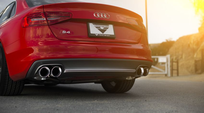 AWE Tuning 3010-42016 Audi B8.5 S4 3.0T Touring Edition Exhaust System - Chrome Silver Tips (102mm)
