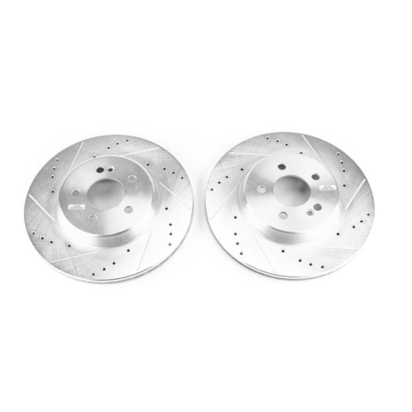 PowerStop EBR1650XPR PowerStop Evolution Performance Drilled, Slotted & Plated Brake Rotor Pair