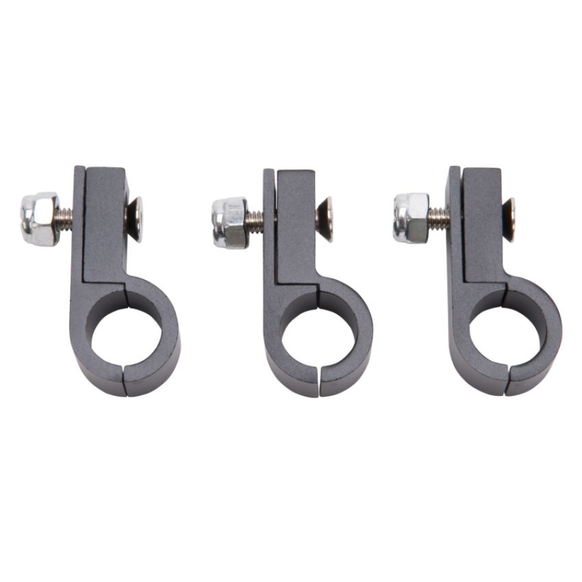 Russell 654263 Performance Aluminum -8AN Line Clamp Black Anodized Finish