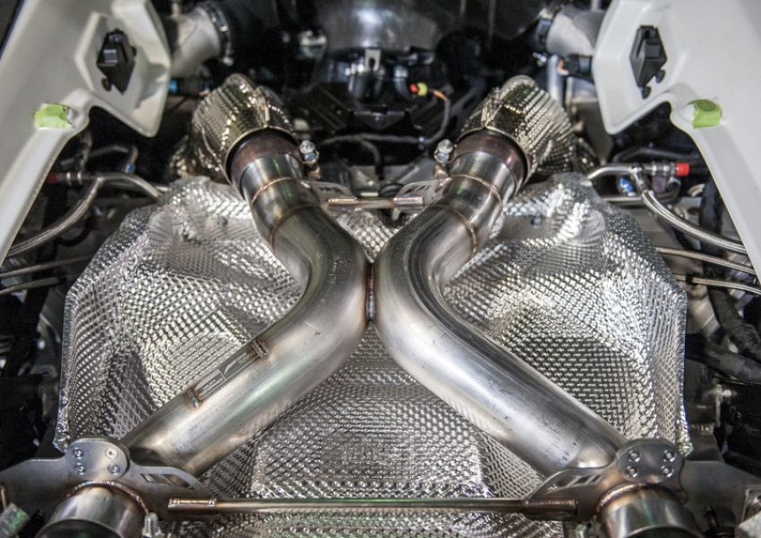 AWE Tuning 3010-32022 McLaren 650S Performance Exhaust - Machined Tips